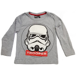 Lasten t-paita Star Wars Trooper harmaa