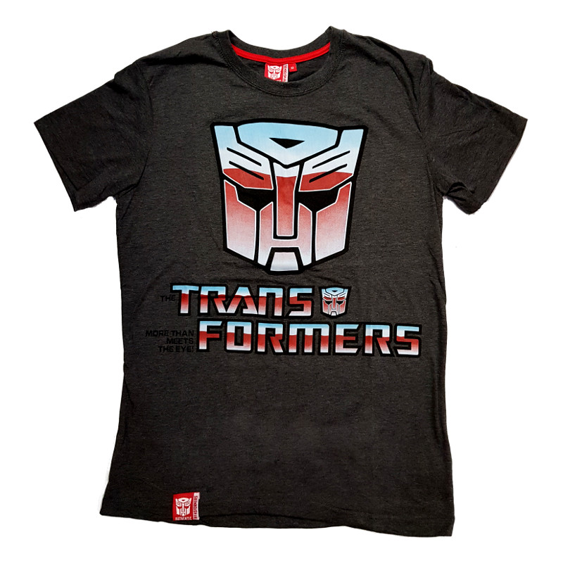 T-paita Transformers tumma harmaa