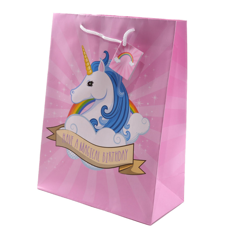 Lahjapussi Unicorn - Have a magical birthday