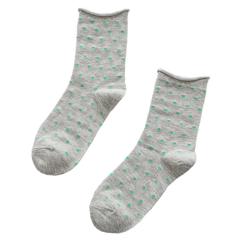 Sukat Polka Dot harmaat