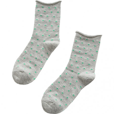Sukat Polka Dot harmaat
